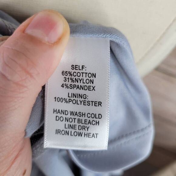 Lulus Sheer Determination Light Gray Mesh Skater Dress Size‎ Medium - Picture 8 of 9